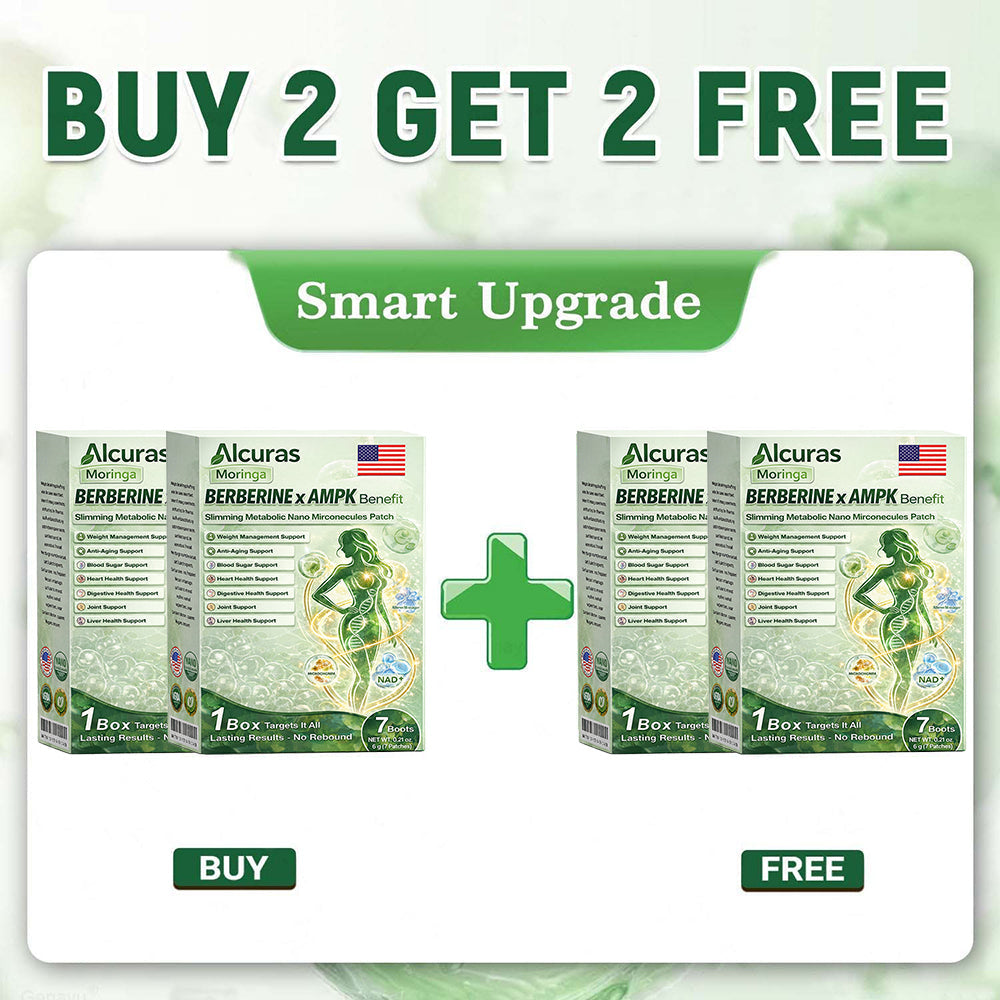 ✔Alcuras™ Moringa × Berberine × AMPK 8-Benefit Metabolic Support Nano Microneedle Patch 🇺🇸 Just once a day · Designed to support visible body changes in as little as 7 days ✅ For stubborn weight, loose-looking skin, blood sugar balance, sleep quality