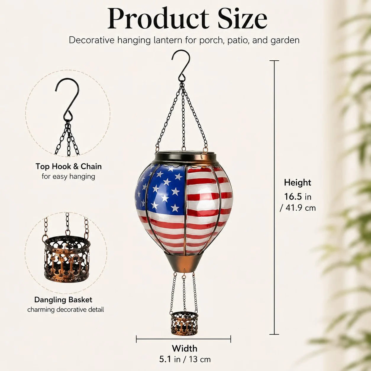 ✨250th Anniversary Limited Edition: Solar Hot Air Balloon Lantern – Exclusive Celebration Deal