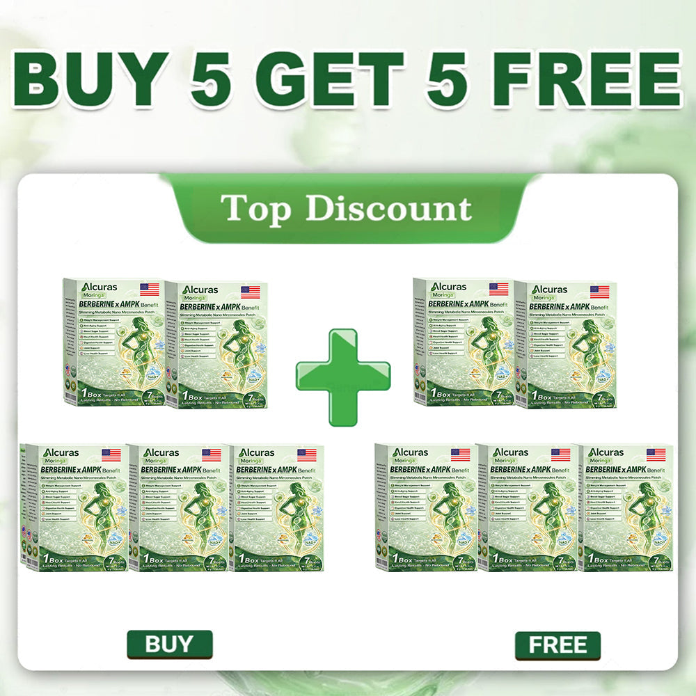 ✔Alcuras™ Moringa × Berberine × AMPK 8-Benefit Metabolic Support Nano Microneedle Patch 🇺🇸 Just once a day · Designed to support visible body changes in as little as 7 days ✅ For stubborn weight, loose-looking skin, blood sugar balance, sleep quality