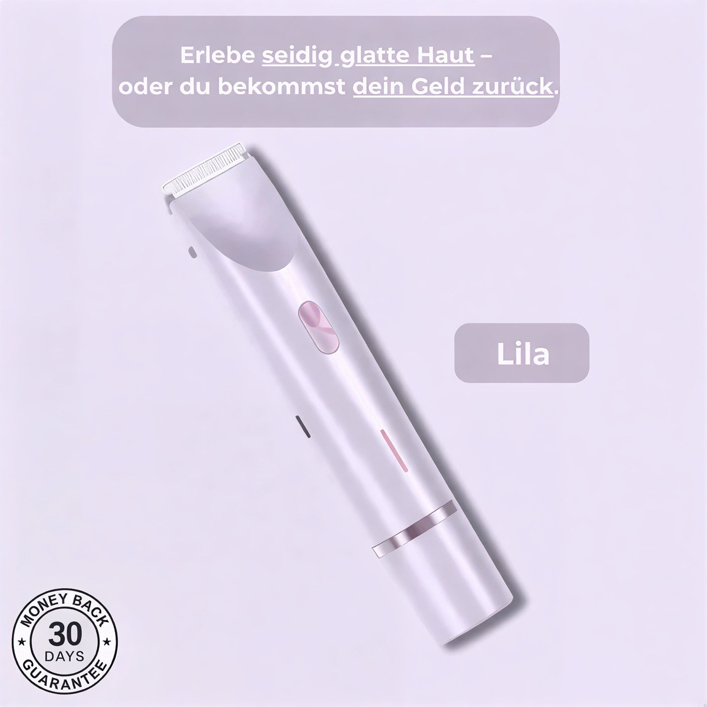 Alcuras™ 2-in-1 women's razor for smooth and well-groomed skin